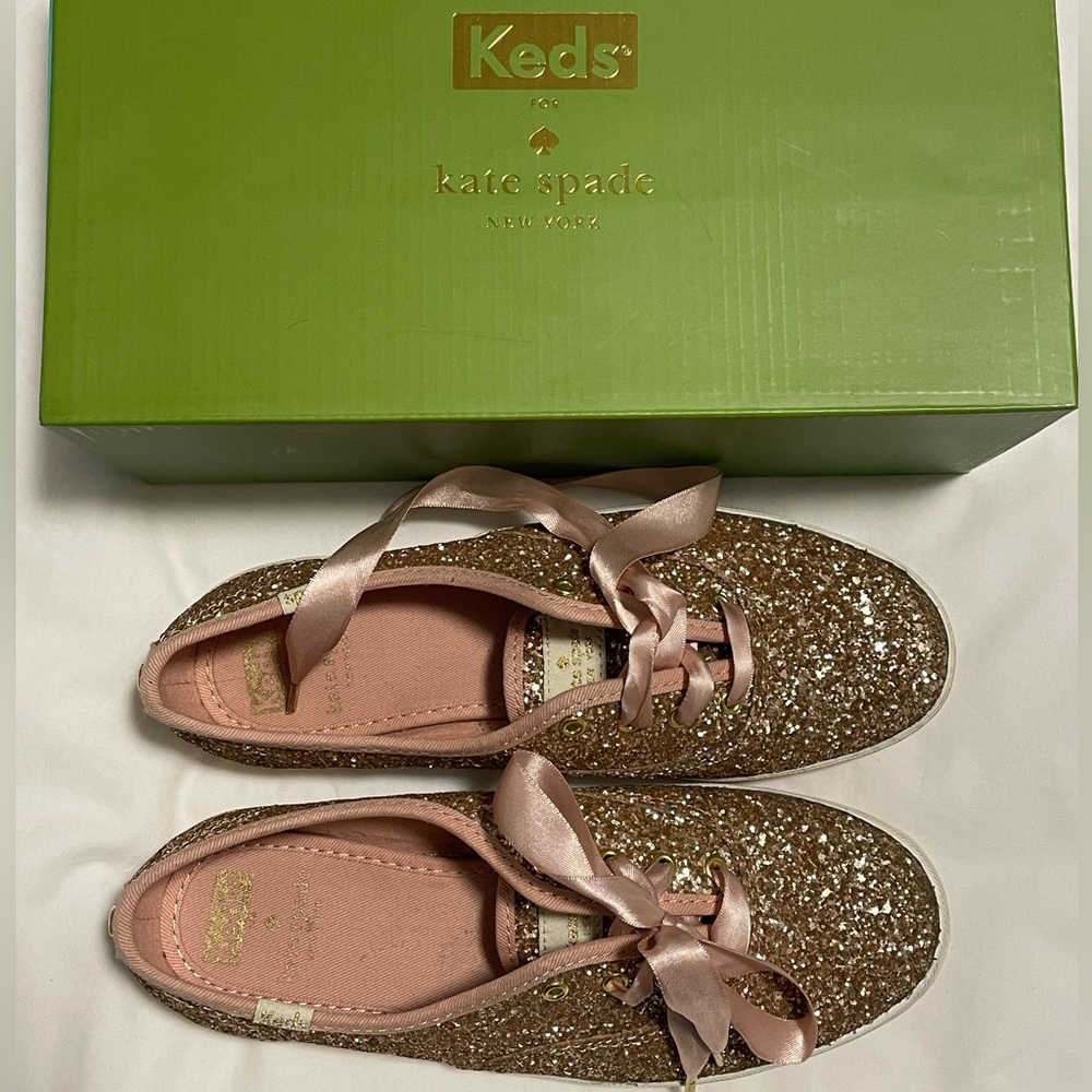 Keds x Kate Spade New York Champion Glitter Shoes